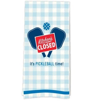 Kitchens Closed Pickleball Tea Towel