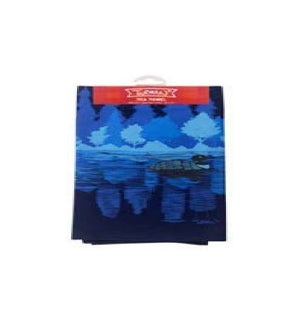 Midnight Loon Tea Towel