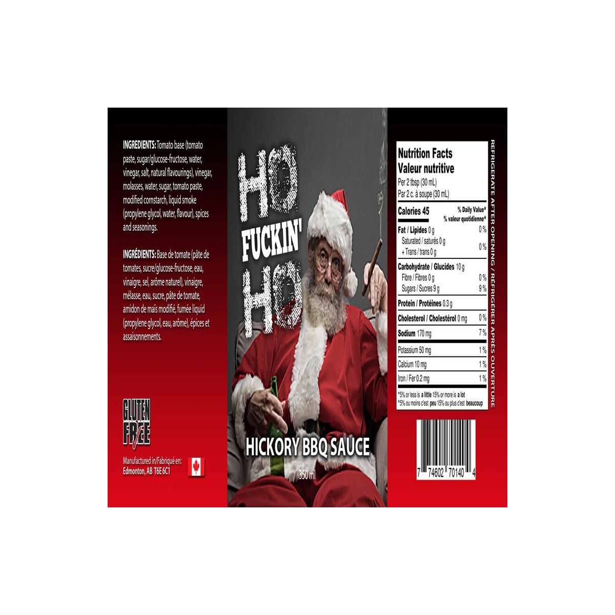 Ho Fuckin Ho Hickory BBQ Sauce