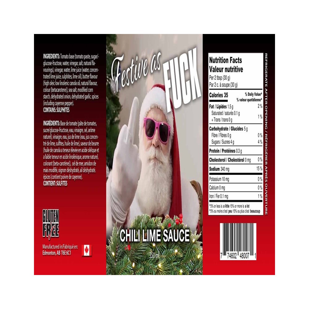 Festive as Fuck Chili Lime BBQ Sauce