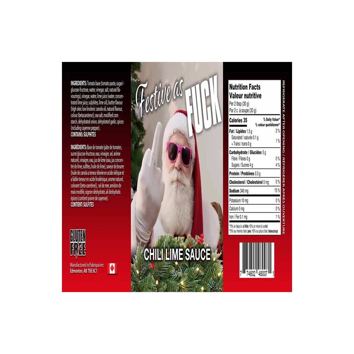 Festive as Fuck Chili Lime BBQ Sauce