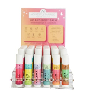 Lip and Body Balm Starter Pack - 9 of Each Flavor, Display, Sign, Testers - .5 oz. Each
