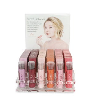 Tinted Lip Balm Starter Pack, 9 of Each Color, Display, Sign, Testers
