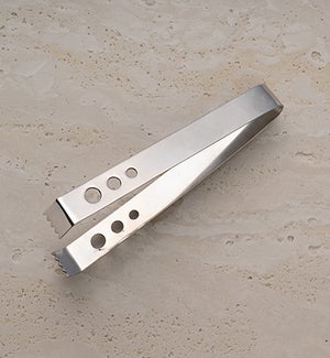 Steel Cut Out Ice Tong, 6.5 in