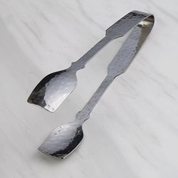 Dimpled Steel Ice Tong