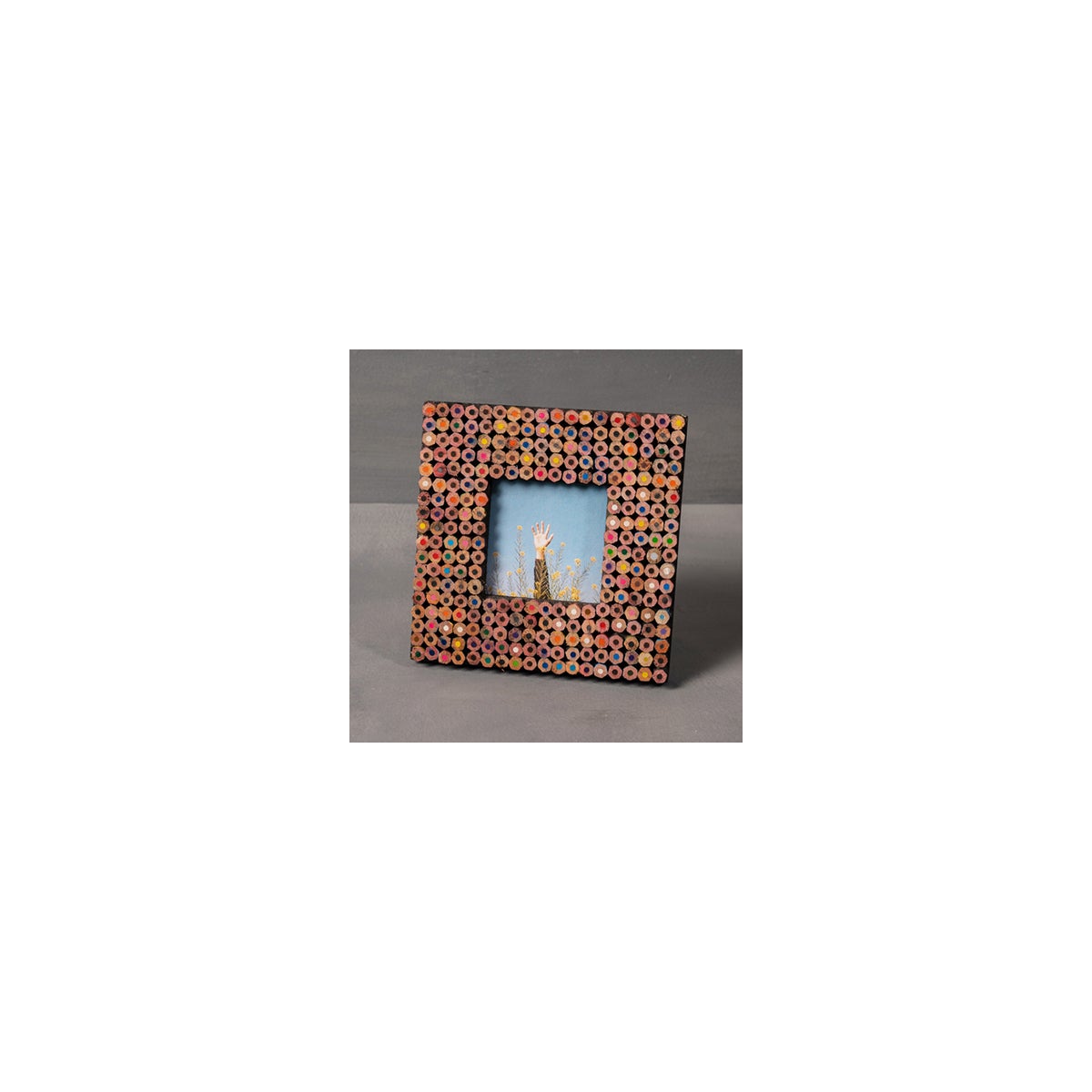 Colored Pencil Mosaic Frame