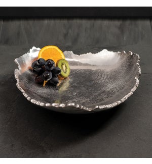 Stainless Steel Torn Texture 3-Point Bowl