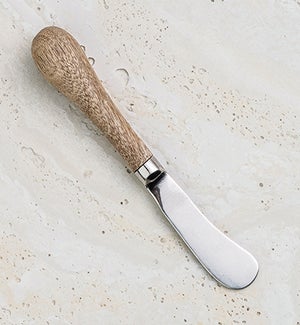 Wooden Handle Steel Spreader, 7 in