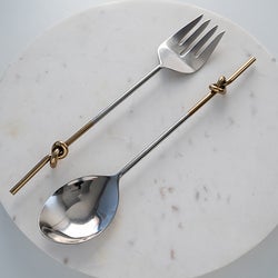 SS Gilded Knot Server Set of 2