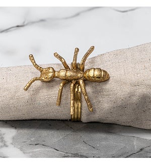 Gold Ant Napkin Ring