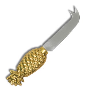 Gold Pineapple Cheese Knifes Set of 4