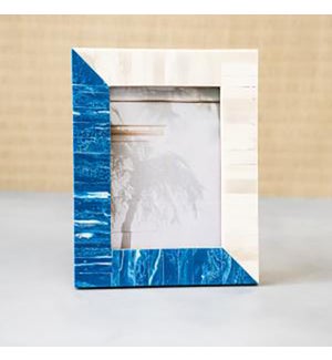 Blue and White Photo Frame 5x7