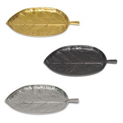 Aluminum Leaf Plates Assorted Set of 3