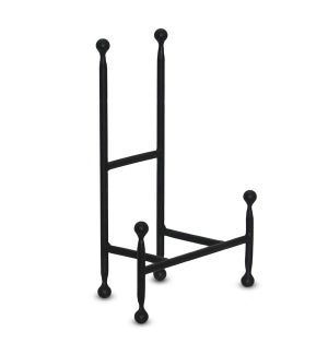 Black Chair Shaped Iron Easel