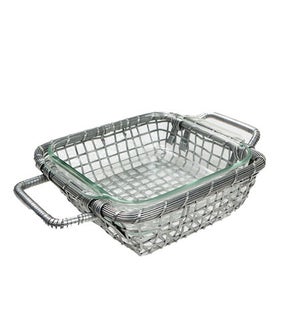 Chain-Link Square Handle Basket