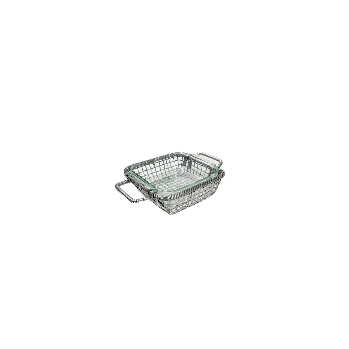 Chain-Link Square Handle Basket