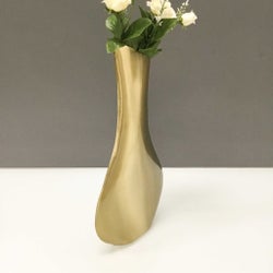 Gold Slender Vase Lg