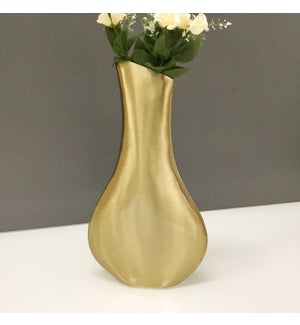 Gold Slender Vase Lg