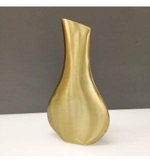 Gold Gilded Stainless Steel Slender Vase