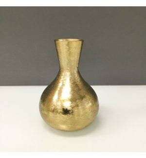Gold Brushed Stainless Steel Vase