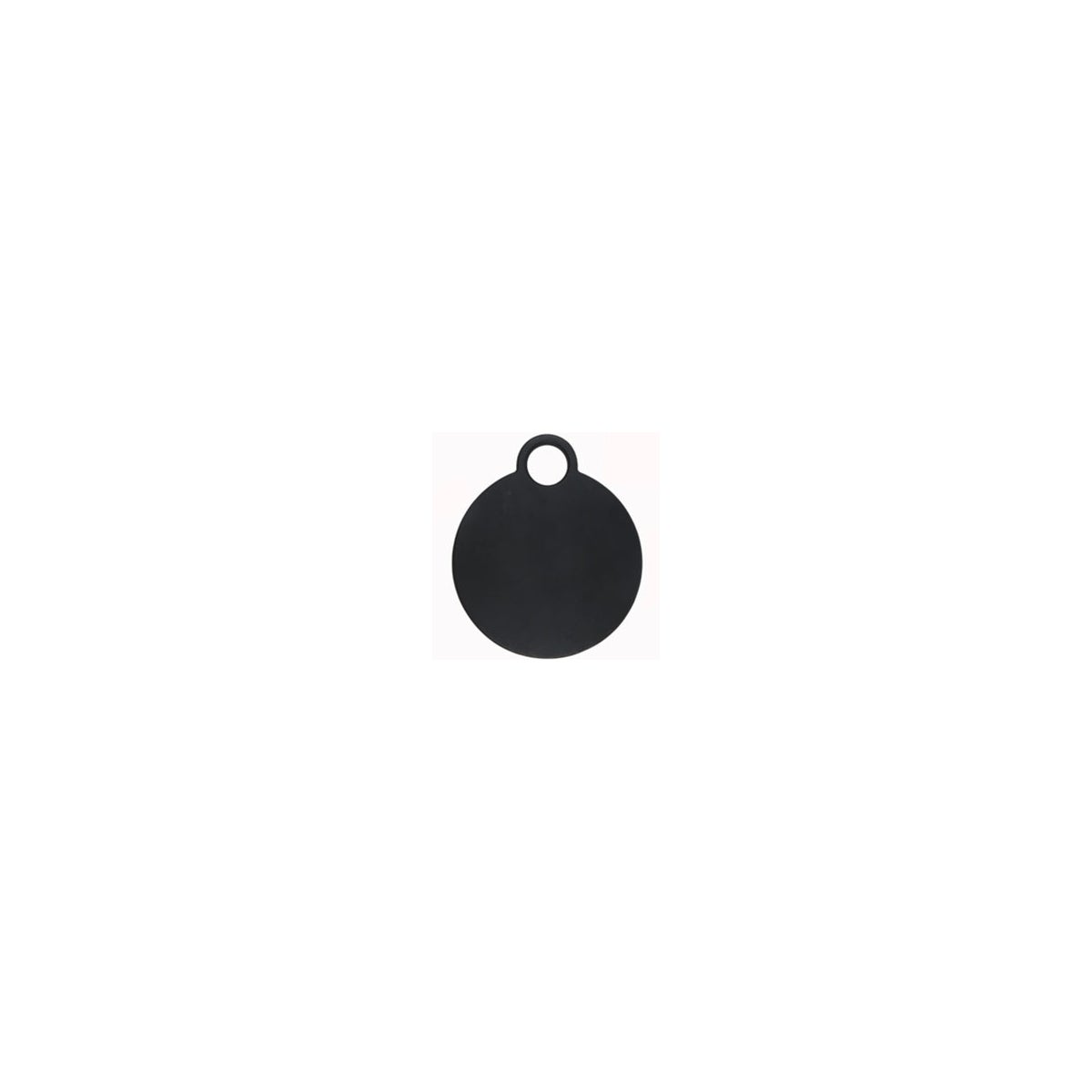Black Round Wooden Chopping Board With Handle