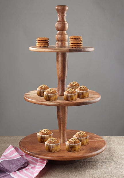 Cake Stand Single Tier – 13 inch White & Chrome Finish - House2home-h2h  Manufacture Metal Wood & Glass handicrafts, Moradabad, India