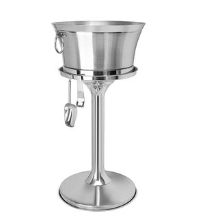 SS Bev Tub - Stand and Tools, 22x40 in