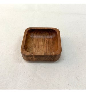 Acacia Wood Square Bowls Set Of 4