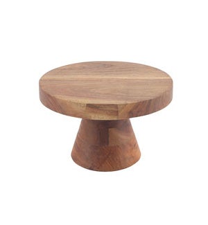 Acacia Accents Wooden Cake Stand