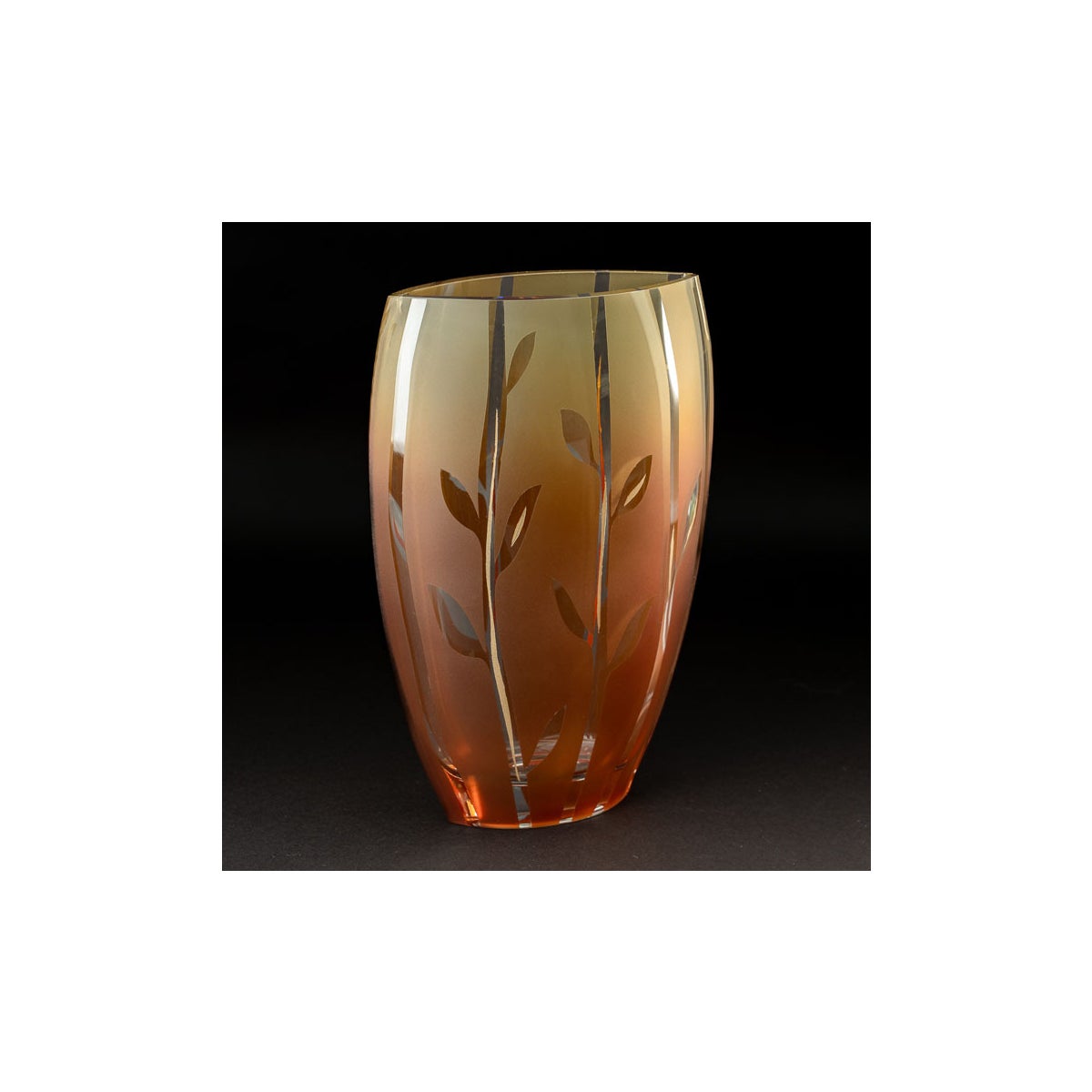 Fung Shway Series Lead Free Crystal Vase