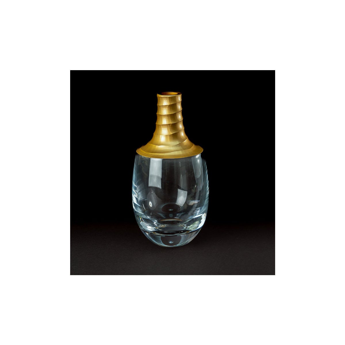 Gold Series Lead Free Crystal Vase