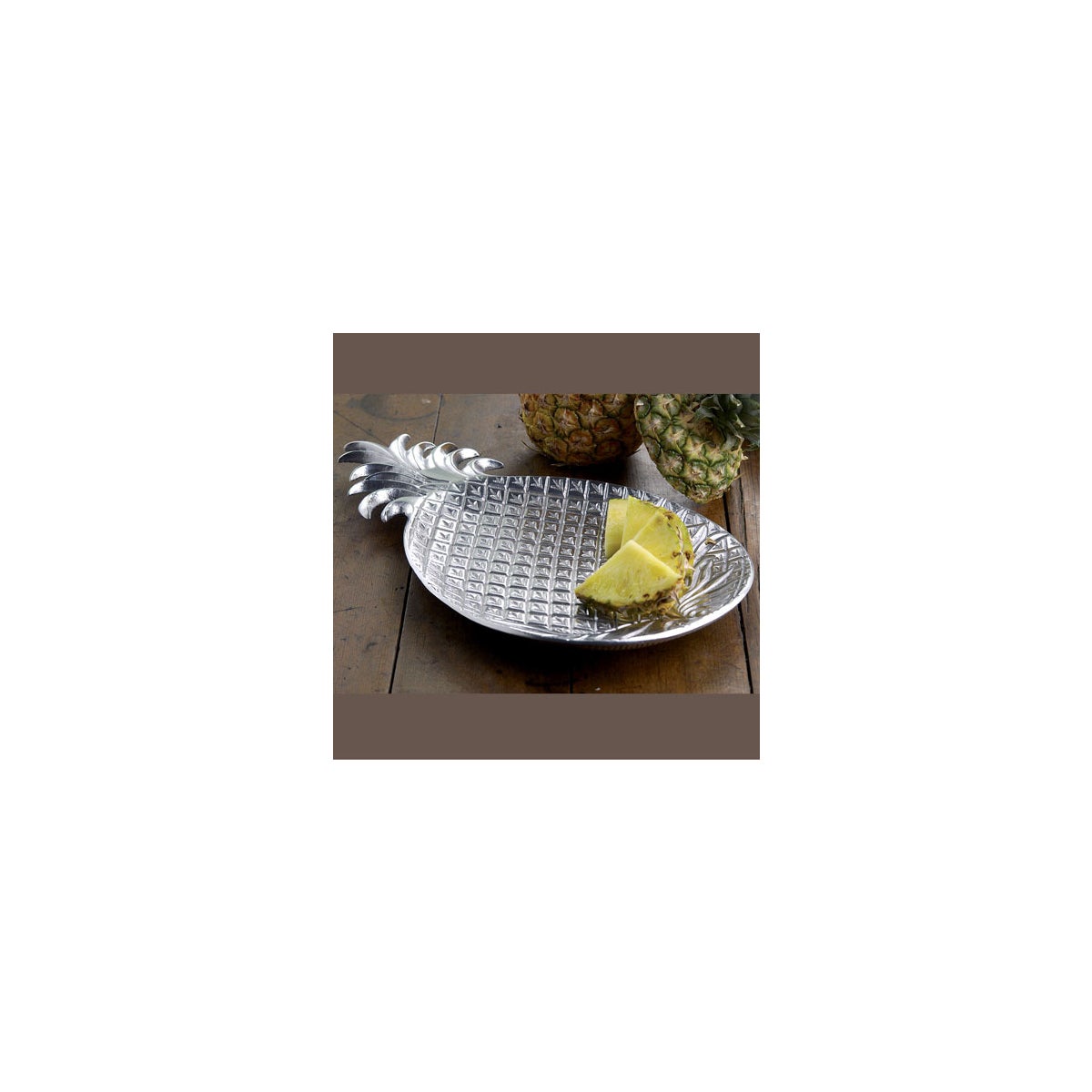 Etched Aluminum Pineapple Tray