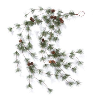 Ming Pine/Multi Cone Hanging Vine X3 42in