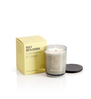Candle 210G With Lid - Lemongrass and Ginger