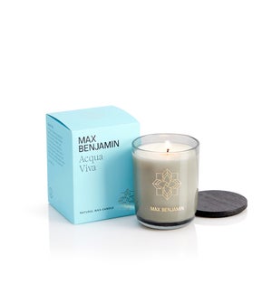 Candle 210G With Lid - Acqua Viva