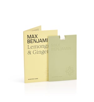 Scented Cards - Lemongrass and Ginger