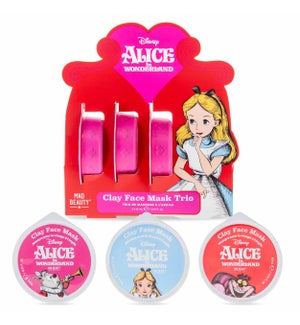 Disney Alice in Wonderland - Clay Face Mask Trio