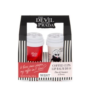 Disney Devil Wears Prada -  Coffee Cup Lip Balm Duo
