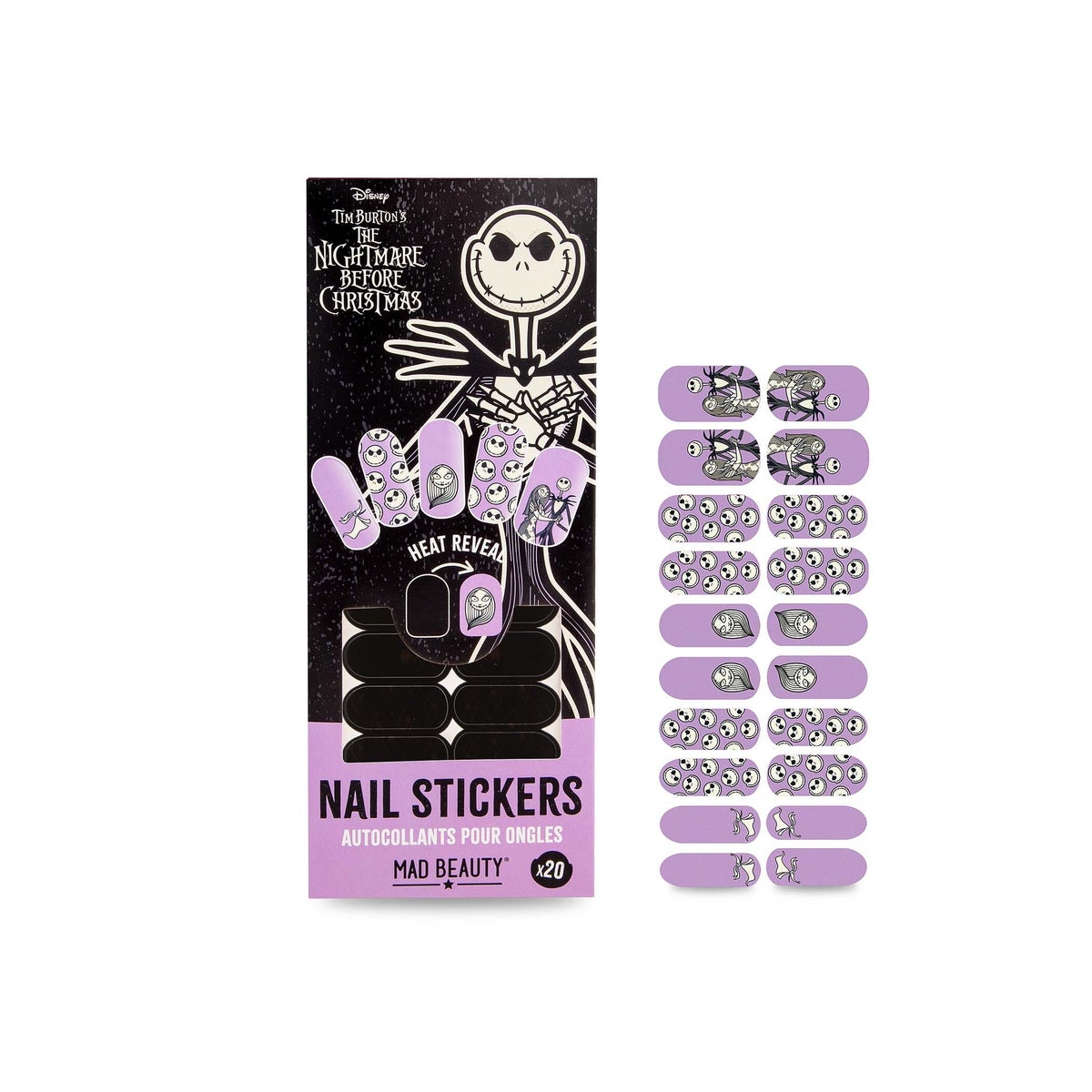Disney Nightmare Before Christmas - Nail Stickers
