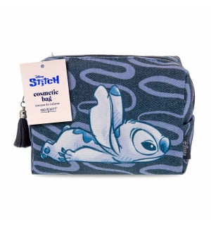 Disney Stitch Denim - Cosmetic Bag