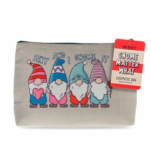 Gnome Matter What Cosmetic Bag