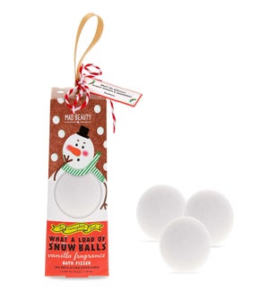 The Naughty List - Bath Fizzer Trio Snow Balls