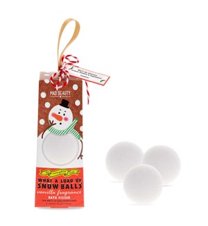 The Naughty List - Bath Fizzer Trio Snow Balls