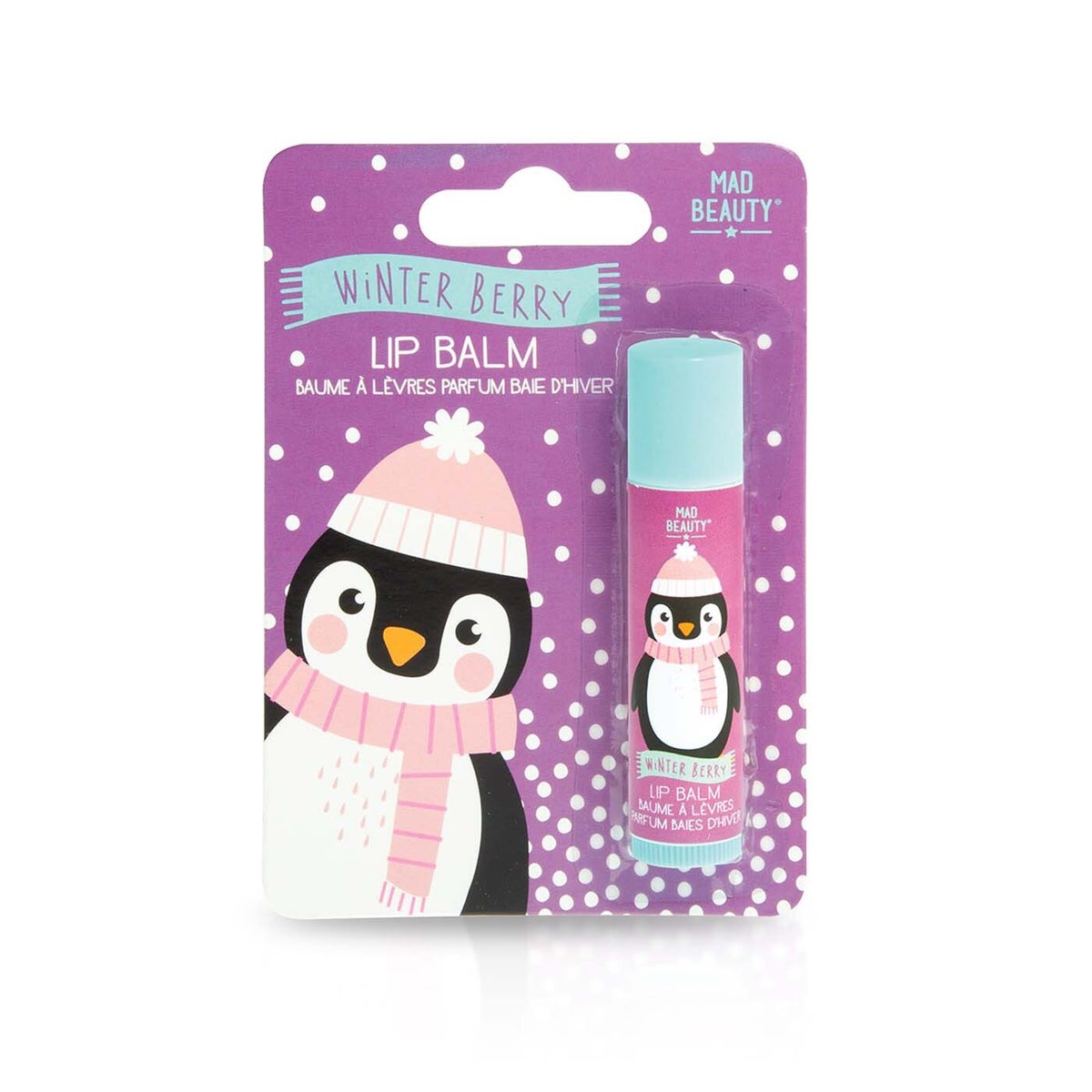 I Love Christmas - Lip Balm Penguin - Winter Berry
