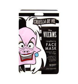 Disney Cruella Sheet Face Mask - 12pc
