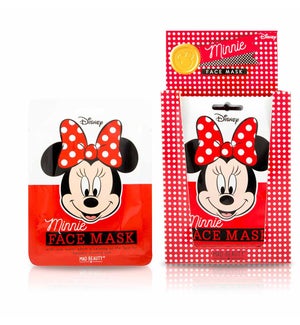 US Disney Minnie Mouse Face Mask Red - 12pc