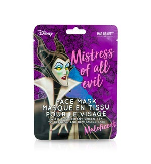 US DISNEY MAD Maleficent Sheet Face Mask 12pc