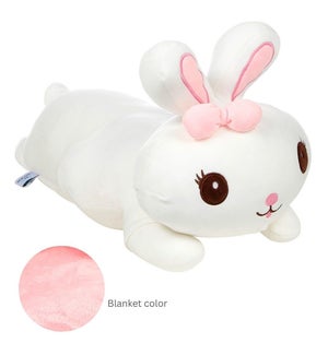 Beth the Bunny Huggie Pal 20" with blanket inside