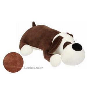 Milo the Puppy Huggie Pal 20" with blanket inside