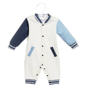 Bouncing Baby Boy Playsuit 0/3/6 Size Assortment - 6pcs, 2 per size